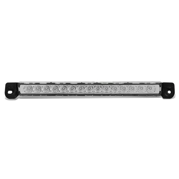 DNA Motoring 3BL-NP00-LED-CH For 2001 to 2004 Nissan Pathfinder Infiniti QX4 Full LED Third 3rd Tail Brake Light Stop Lamp Chrome 02 03