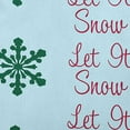 thumbnail image 2 of 20" x 14" Simply Daisy Let It Snow Polyester Indoor/Outdoor Pillow, Omar Qty 1, 2 of 3