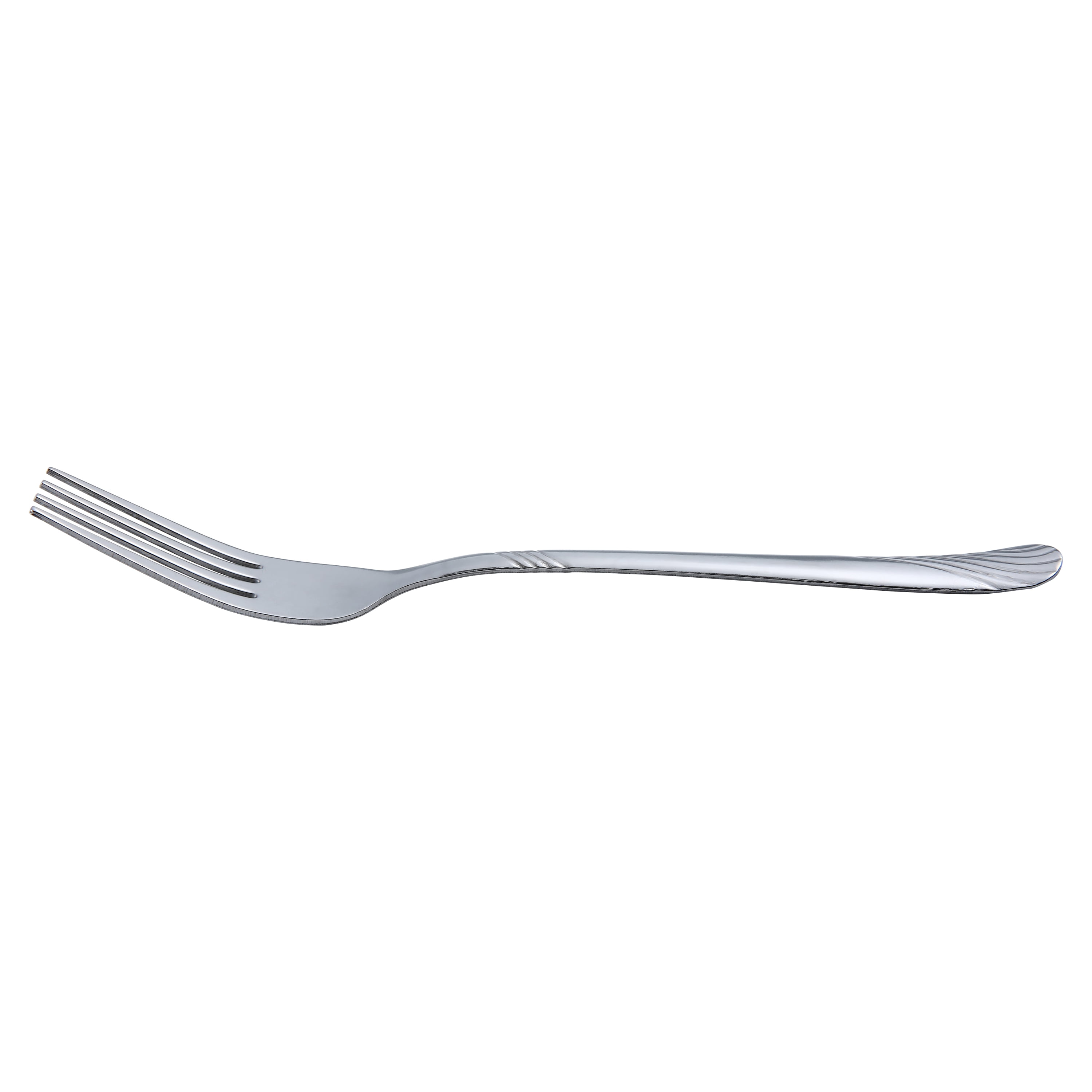 Mainstays Swirl Stainless Steel Dinner Fork Set, 4 Piece