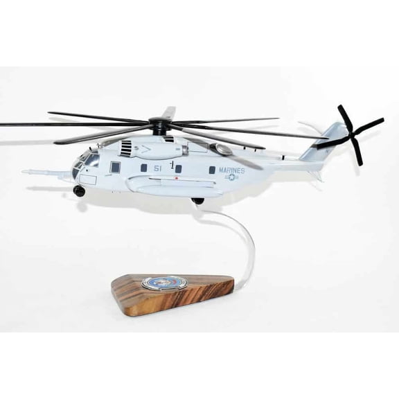 Sikorsky® CH-53E SUPER STALLION™, HMH-361 Flying Tigers, 1/74th (16") Scale Mahogany Model