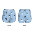 thumbnail image 5 of Picia French Bulldog Puppy Pattern Women's 2 in 1 Athletic Running Shorts High Waisted Workout Casual Gym Sweat Shorts with Comfy Liner Zipper Pockets-Small, 5 of 9
