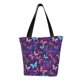thumbnail image 1 of Balery Bright Purple Butterflies Bolsa de Hombro con Diseño, Bolsa Grande y Duradera, Bolsa Versátil para Compras, 1 of 6