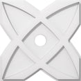 thumbnail image 1 of Ekena Millwork CMP14TS-02000 14 in. OD x 2 in. ID Square Titus Architectural Grade PVC Contemporary Ceiling Medallion, 1 of 1