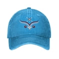 thumbnail image 1 of ZICANCN National Wind Pattern Casquette de Baseball Réglable Femmes, Chapeaux pour Hommes Adulte en Jean de Coton Lavé Baseball Caps Mode Bleu, 1 of 6