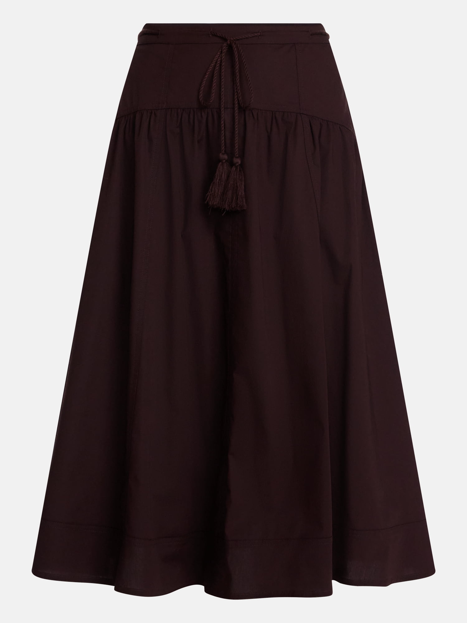 Scenario Women's and Women's Plus Tie Waist Midi Skirt, Sizes XS-4X