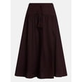 thumbnail image 6 of Scenario Women's and Women's Plus Tie Waist Midi Skirt, Sizes XS-4X, 6 of 6
