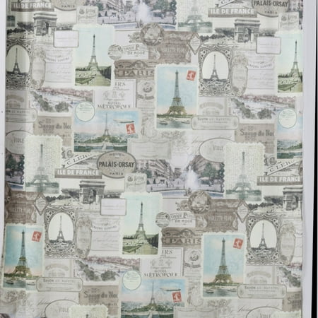 Travelers Journal Shower Curtain by Creative Bath Products