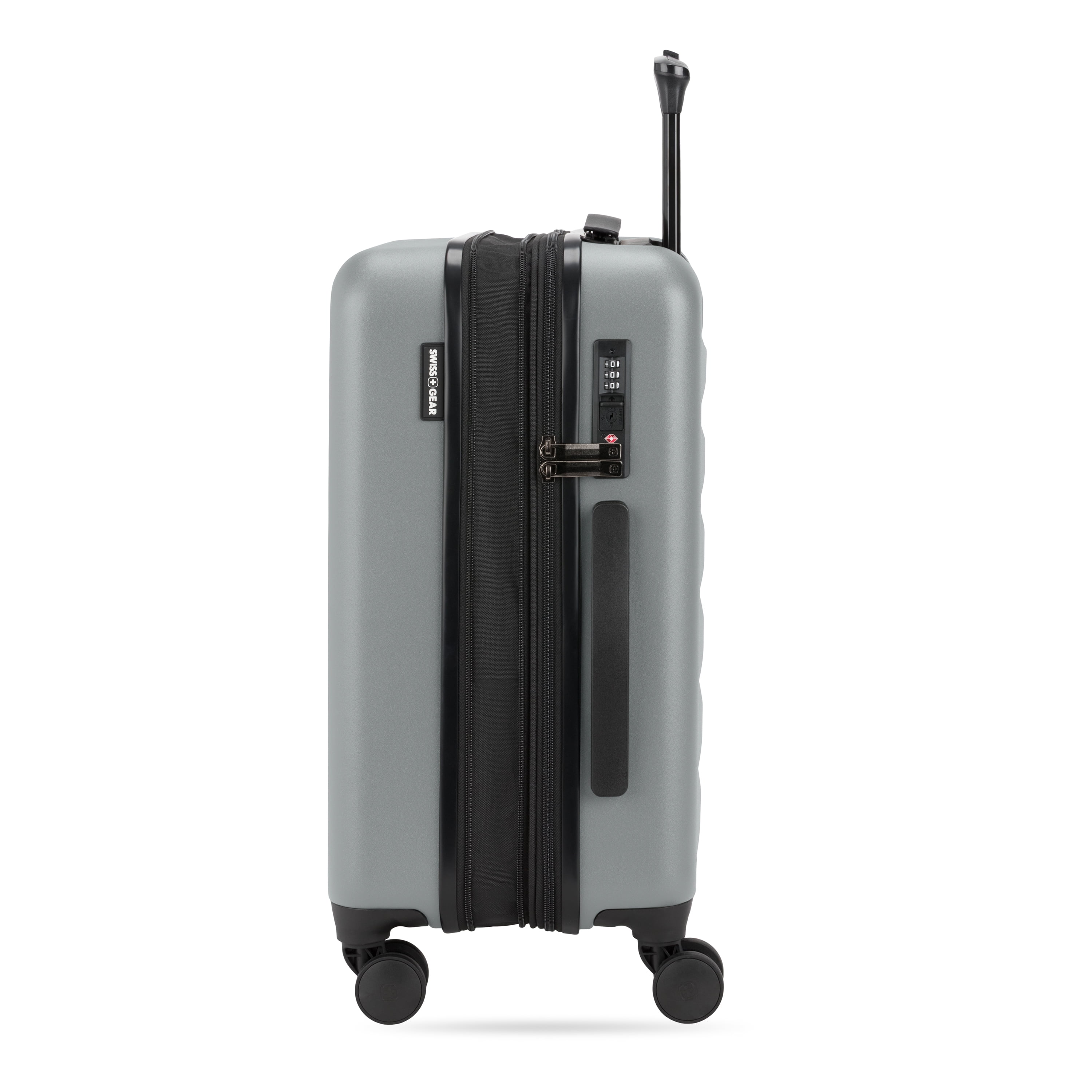 SWISSGEAR Stride Hardside Carry-On Spinner, Charcoal Gray