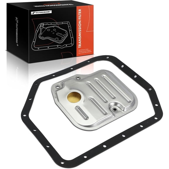A-Premium Automatic Transmission Fluid Filter with Pan Gasket, Compatible with Toyota Corolla 2009-2016, Matrix 2003-2006 2009-2014, Yaris 2006-2020, Celica, Echo & Pontiac Vibe & Scion xA, xB, xD