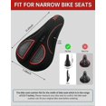 thumbnail image 2 of Gel Bike Seat Cover Padded, Soft Bike Seat Cover Cushion For Men Women, Comfortable Bike Accessories Gel Seat Cover For Bike, Outdoor Indoor Cyclin, 2 of 5
