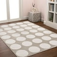 thumbnail image 5 of JONATHAN Y SANDSTONE 8 x 10 Area Rug, Adrian Circle Dot - Beige/Cream, SND105A-8, 5 of 13