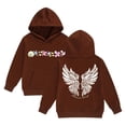 thumbnail image 5 of Kiijoy Girls Graphic Hoodie Casual Wing Print Long Sleeve Hooded Sweatshirt, Sizes 1-13, 5 of 6