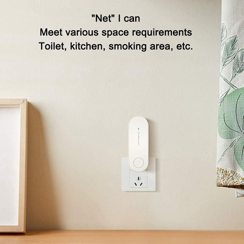6Pcs Plug-in Air Purifier, Mini Portable Air Purifier, Ion Generator Air Purifier Suitable for Pet Bedroom White US Plug