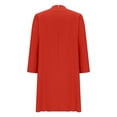 thumbnail image 5 of Taylonsss Womens Casual Batwing 3/4 Sleeve Solid Color Tiered Cake Round Neck Dress, 5 of 6