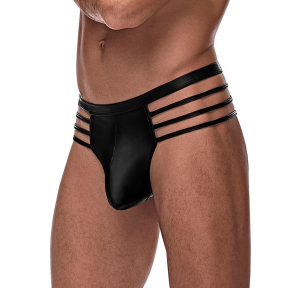 Men's Male Power 417-261 Cage Matte Cage Thong (Black L/XL)