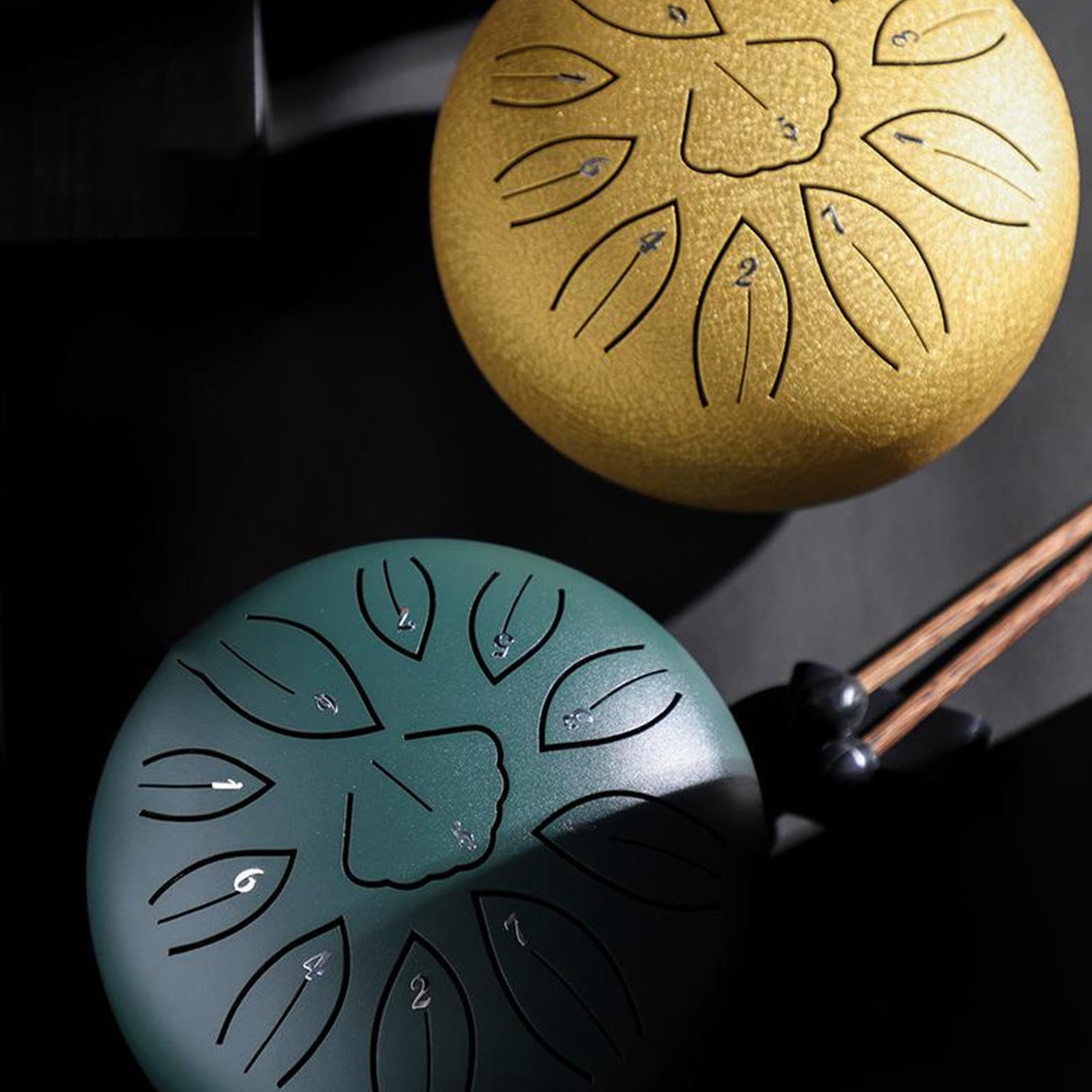 11 Notes Steel Tongue Drum 6 Inch Tongue Drum Hand Pan Drum for Beginners