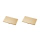 thumbnail image 3 of Estuche protector de tarjeta de memoria Seitruly Aluminio Oro 2piezas, 3 of 6