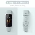 thumbnail image 3 of Brazaletes de repuesto compatibles con Vancle para Fitbit Inspire 3, paquete de 4, 3 of 8