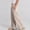 c01Yellow, variant on Women's Solid Color Office Business Casual Pants High Waist Wide Leg Straight Dress Cotton Linen Pants Button Trousers Yellow XL