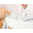 thumbnail image 6 of Unique Bargains 1 Pack Rectangle PVC Tablecloth, Wrinkle-Resistant Waterproof Table Cover Peach 47x63inch, 6 of 6
