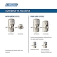 thumbnail image 2 of Schlage FE575 CAM ACC 505 Camelot X Accent Lever Keypad Entry Auto-Lock - Lifetime Bright Brass, 2 of 2