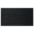 thumbnail image 6 of DecMode 10" x 26" Dark Brown Metal C-Shaped Accent Table with Black Metal Base, 1-Piece, 6 of 10