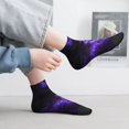 thumbnail image 2 of Pofeuu Purple And Blue Nebula Print 30cm Socks, Adult Running Hiking Socks for Youth and Adult, 2 of 7