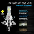 thumbnail image 2 of 9003/H4 + H7 LED Headlights Bulb High Low Beam for Honda Interceptor VFR800 2002-2009, 2 of 12