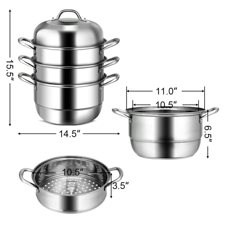 Farberware Double Boiler Insert 6.5 for 2 Qt & 3 Qt Sauce Pan Stainless  Steel