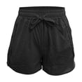 thumbnail image 5 of Gym Shorts Women High Waist Running Shorts for Lightweight Athletic Workout Shorts with Side Pockets and Zipper, 5 of 6
