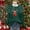 A08_Christmas Army Green, variant on Christmas Sweatshirts for Women Round Neck Pleated Long Sleeves Christmas Tops Xmas Graphic Christmas Tree Print Christmas Shirts Tops