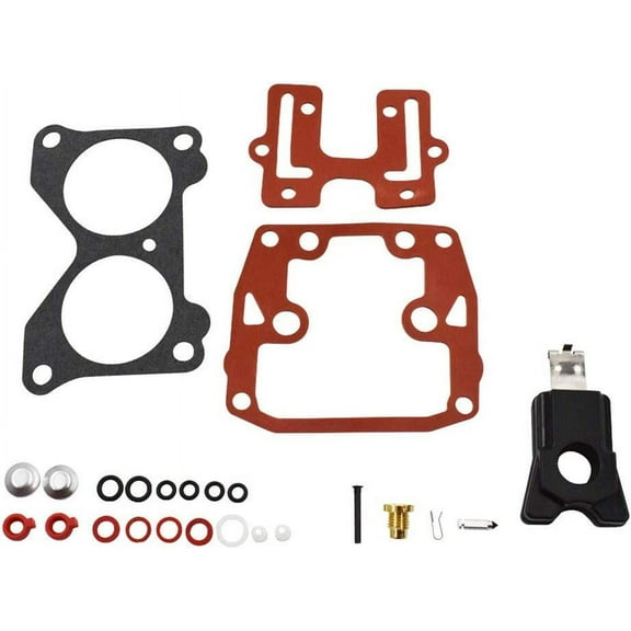 EPOTOOR 3 x Carburetor Carb Repair Rebuild Kits with Float Fit for Johnson Evinrude V4 85 90 100 115 125 140 HP and V6 150 155 175 185 200 235 HP