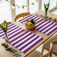 thumbnail image 5 of Classical Stripe Placemats Set of 4 Purple Place Mats Table Mats Kitchen Dining Home Outdoor Party Table Decoration, 5 of 9