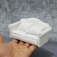 thumbnail image 6 of STOBOK Doll Size Couch 1 Set Miniature Furniture for Dollhouse in White Cloth, 6 of 6