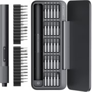 25+24 Extra S2 Steel Bits Electric Precision Screwdriver Set with Magnetic Storage, Max. 3 N.M, USB-C Rechargeable, Mini Electric Screwdriver for Phone, Laptop, Camera Repair