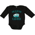 thumbnail image 3 of Inktastic Life's Better in a Camper Girls Long Sleeve Baby Bodysuit, 3 of 5