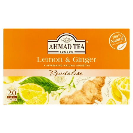 UPC 054881000208 product image for AHMAD Tea -Herbal Lemon & Ginger | upcitemdb.com