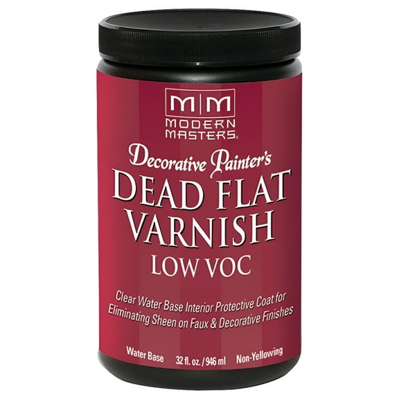 qt Modern Masters DP400 Clear Decorative Painter’s Acrylic Dead Flat Varnish