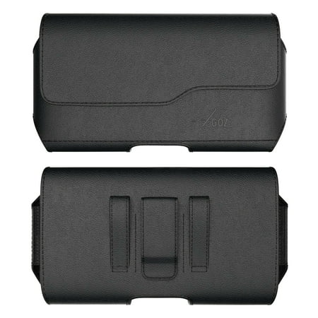 AGOZ Leather Case For OnePlus 11, 10T, 10 Pro, 9 Pro, 9, 8T 5G, 8T+ 5G, 8 Pro, 8, 7T, 7 Pro, Nord N20, N10, N300, N200, N100, Pouch Holster Cover w/ Belt Clip & Loops and Magnetic Closure