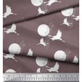 thumbnail image 3 of Soimoi Cotton Duck Fabric Bamboo Tree,Moon & Stork Bird Decor Fabric Printed Yard 42 Inch Wide, 3 of 3