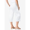 thumbnail image 2 of Roaman's Women's Plus Size Easy-Wear Straight Leg Capri, 2 of 4