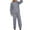 Grey, variant on Hauaitttt Women's Warm Set Classic Coral Home Set Autumn and Winter Outwear Pajamas Pajamas and Pants Set Womens Lightweight Pajamas Set Warm Pajama Set for Women Top Pajama Set for Women Nightdress