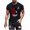 Black, variant on Men's Novelty Graphic T-Shirts Short Sleeve Funny Face Printed Casual Tees Breathable Slim Fit Gym Workout Shirts Comfy Crewneck Pullover Pink S
