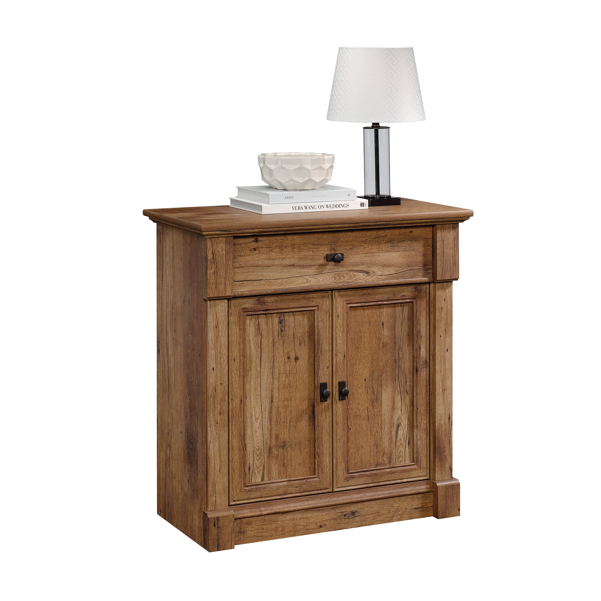 Sauder Palladia Entryway Storage, Vintage Oak Finish