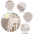 thumbnail image 4 of Candy Cane Pattern Christmas Tablecloth 60x120 Inch, White Red Table Covers Water-Repellent Polyester Fabric Table Cloth for Weddings Parties Banquet and Camping Outdoor Indoor 60 x 120 Inch, 4 of 6