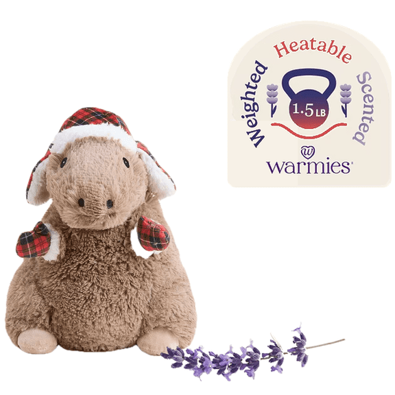 warmies 13" Holiday Capybara Stuffed Animals - Microwavable Heated Plushies and Weighted Soft Plush Toys