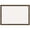 Regis Barnwood Mocha Narrow, variant on Amanti Art White Cork Board Wood Framed Regis Barnwood Mocha Narrow Bulletin Board 39 in. x 27 in.