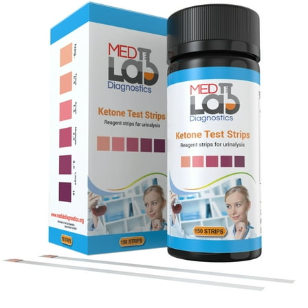 Ketone Strips Keto Test(150 ct) for Ketone Urine Testing. Ketosis Test Strips for Keto Diet, Paleo, Ketogenic, Atkins, and Low Carb Diet