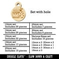 thumbnail image 2 of Cute Milk and Cookies Best Friends Love Wood Mini Charms Shapes DIY Craft Jewelry - With Hole - 14mm (26pcs), 2 of 7