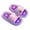 Purple, variant on Honeeladyy Toddler Cute Slides Slipper Comfy Shower Slippers Beach Garden Shoes for Kids New Year Gift Blue 5-6Years